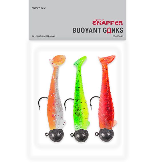 Korum Snapper Buoyant Gonks 9cm Ready Rigged